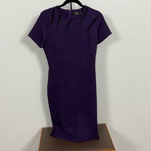 Purple Vshow Vfemage Mini Dress
